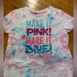Disney Tie-Dye Shirt - Pink and Blue